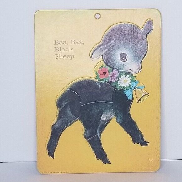 Vintage Saalfield Mother Goose Preschool 4 Inlaid Puzzles Puss in Boots 1965 - Picture 11 of 12